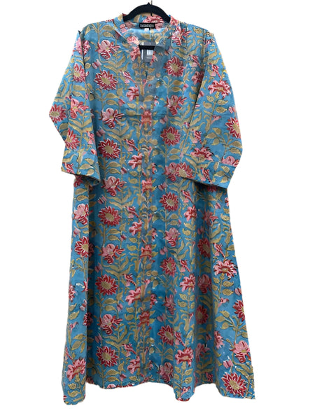 Cotton Dress#Passion Flower L