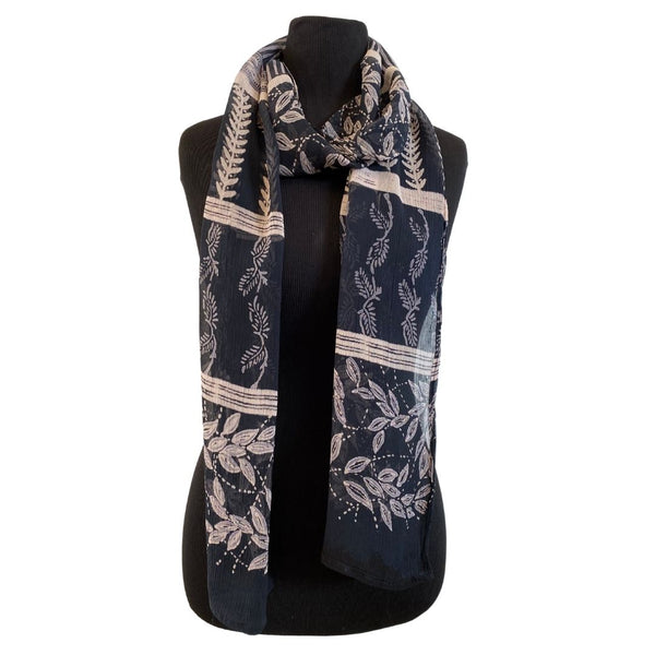 Chiffon Sheer #16 Black_Ivory