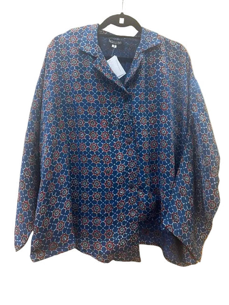 Mystic Shirt # Blue Rosette Small