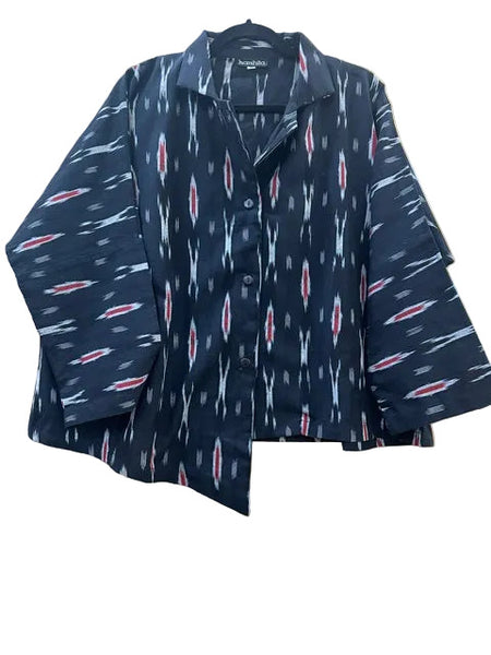 Mystic Shirt #Black_ikat_Small