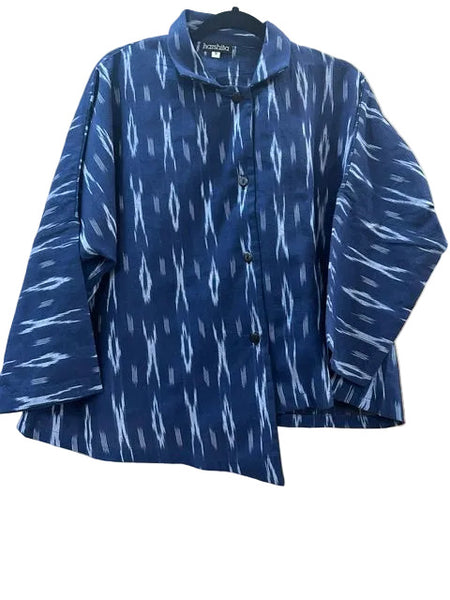 Mystic Shirt #Navy_ikat_Large