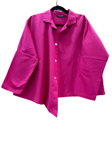 Mystic Shirt #Linen_Fuschia