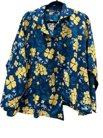 Mystic Shirt #Midnight_Hibiscus_Small_Large