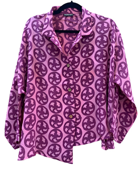 Mystic Shirt #28 Pink Pinwheels