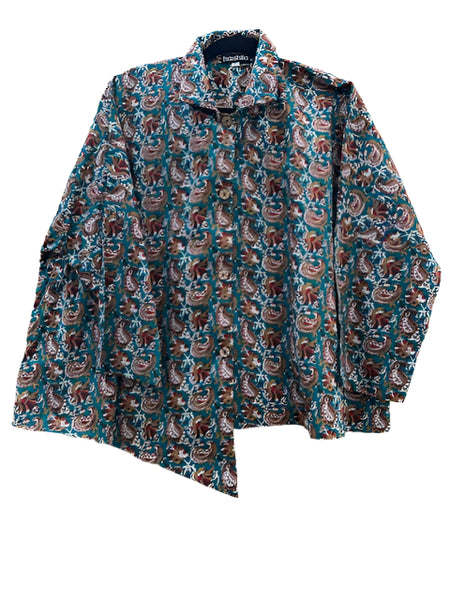 Mystic Shirt #Teal_Paisley_Medley_XL