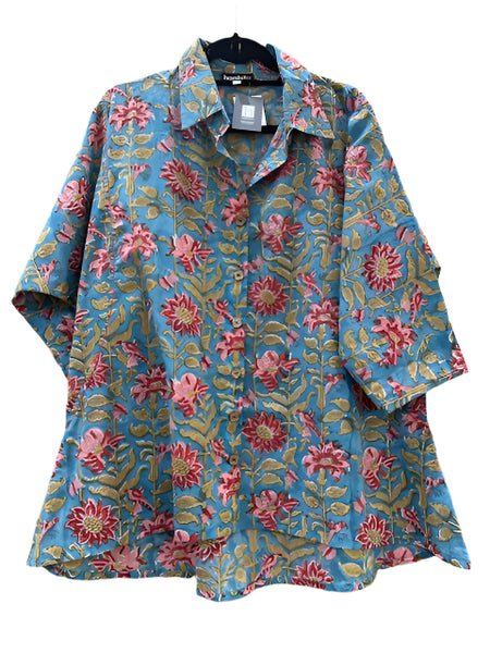 MysticShirt #Swing_Cotton_Passionflower_S