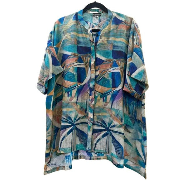 Mystic shirt - Mystic Shirt #Swing_Ocean_Roses_Small/Medium