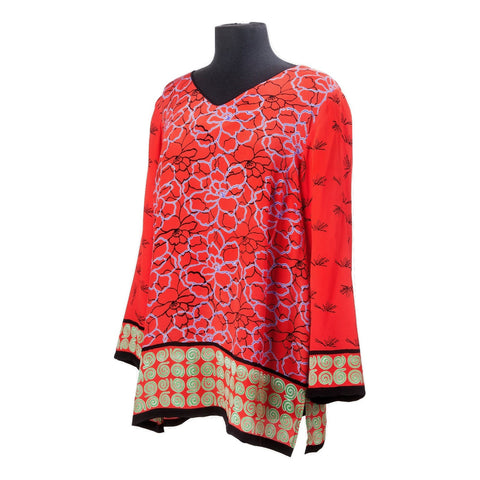 Silk Tunic #132 Sienna