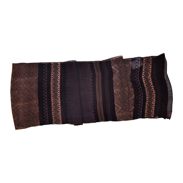 Chiffon Sheer #75 Black Ivory Gray