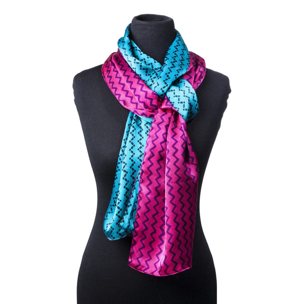 Charmeuse Duet #34 Teal / Magenta