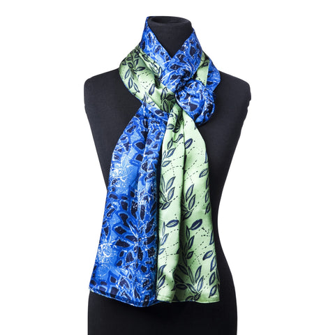 Charmeuse Duet #39 Forest Green / Lapis