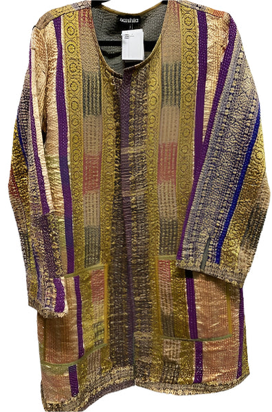 Cotton Kantha Jacket #64 Amethyst