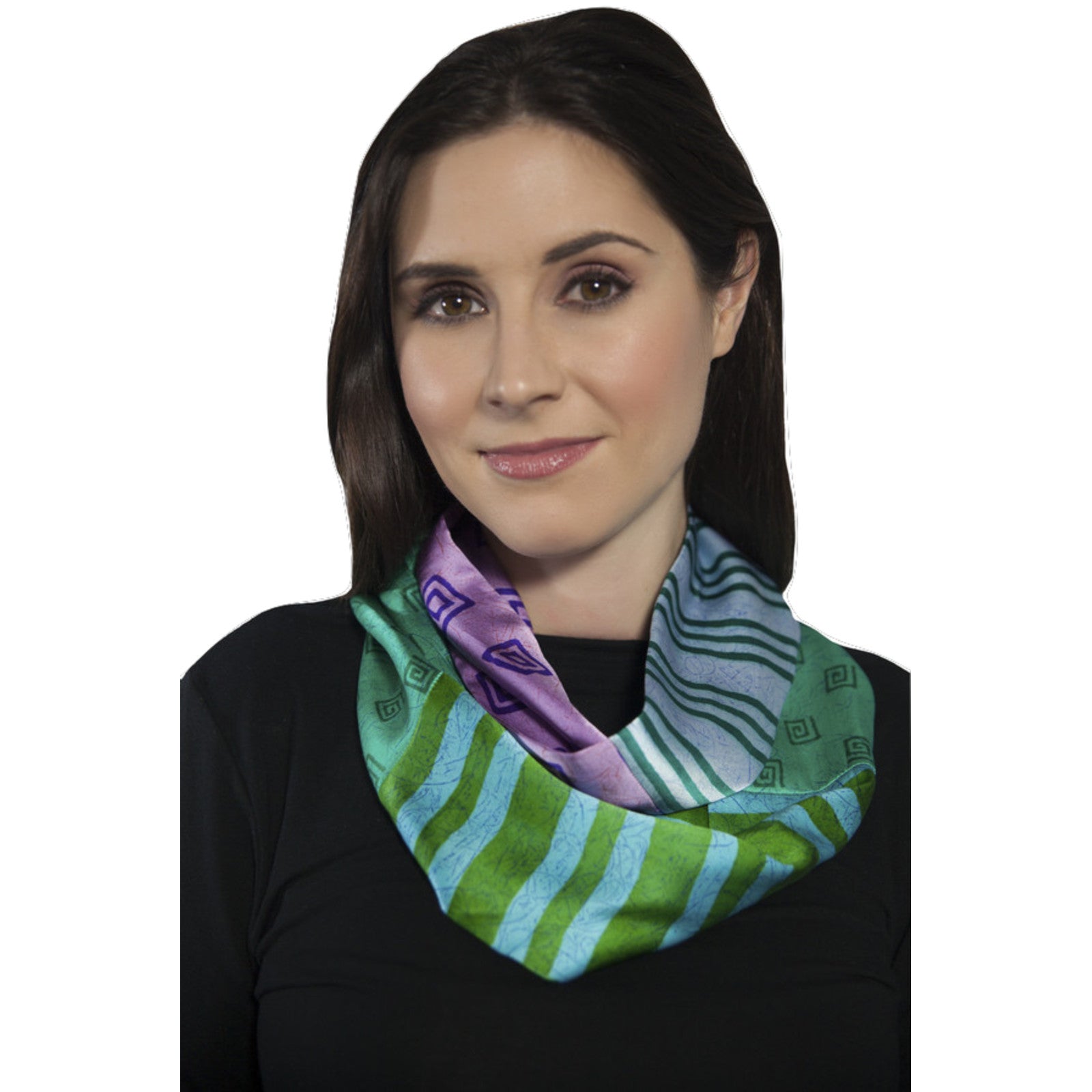 Silk infinity shop scarf