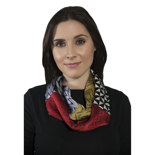 Infinity Scarves #3 Charcoal Olive