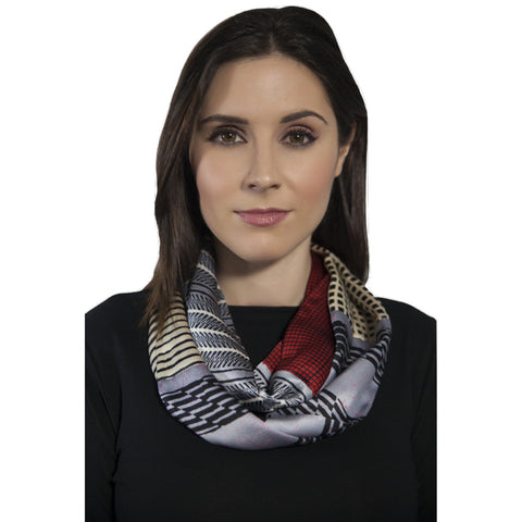 Infinity Scarves #9 Steel Gray Candy