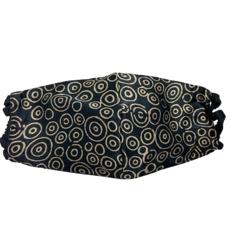 Elastic Mask in Black/Ivory Shell