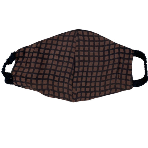 Elastic Mask in Brown Grid