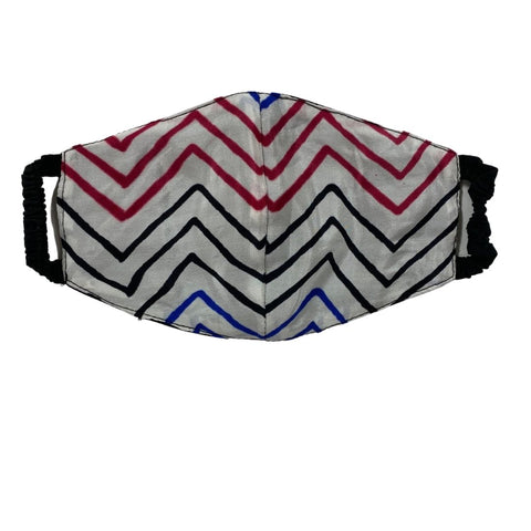 Elastic Mask in Carousel Stripe