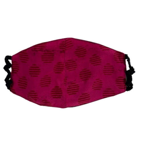 Elastic Mask in Lipstick Circles