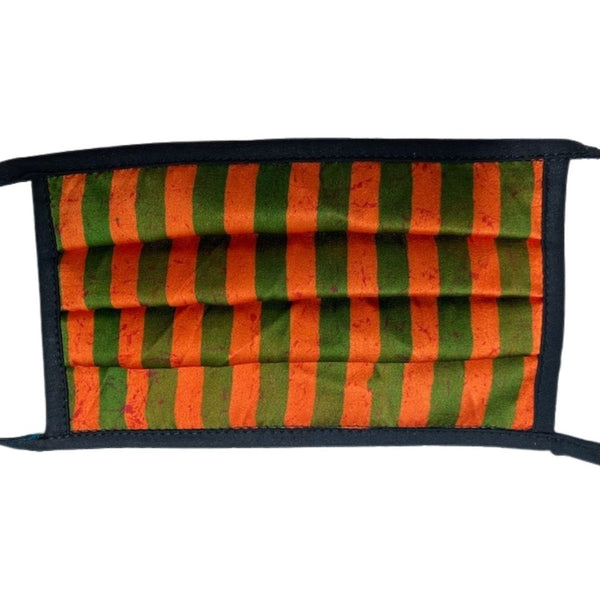 Tie-On Mask in Chilipepper Stripe