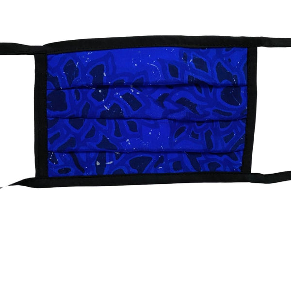 Tie-On Mask in Lapis Petal