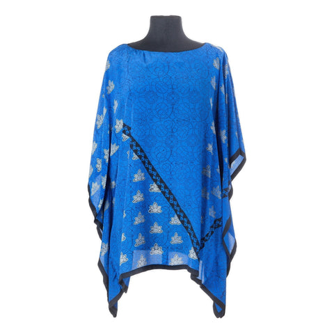 Poncho #35 Sapphire