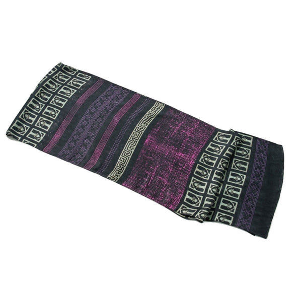 Silk Charmeuse hand printed scarf - Harshita Designs