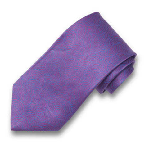 Neck Tie - Magenta Blue #24