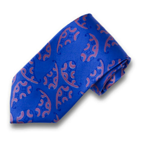 Neck Tie - Midnight Coral #25