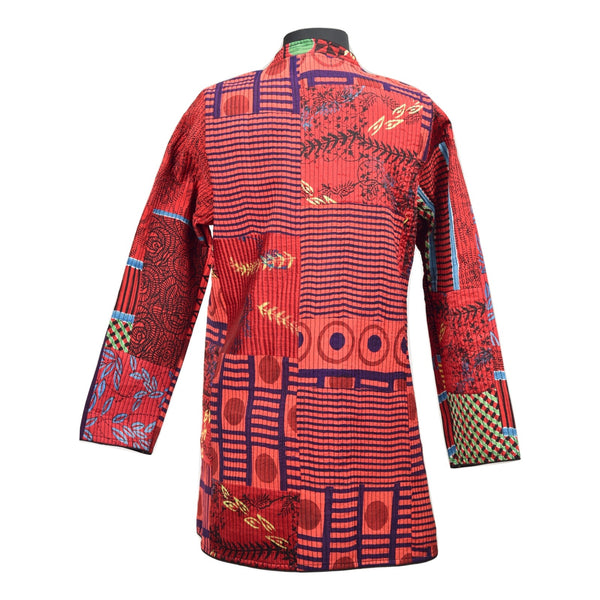 Quilted Silk Vest #3 Candy