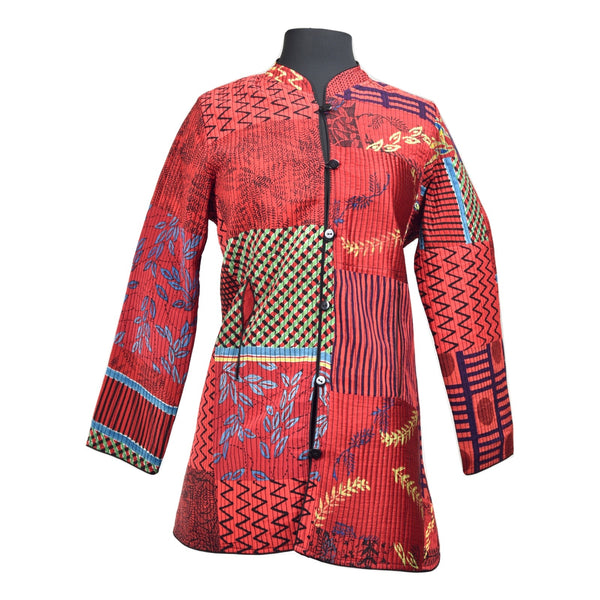 Quilted Silk Vest #3 Candy