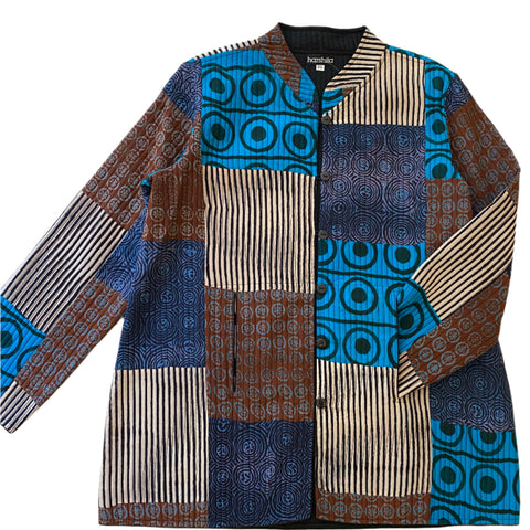 Quilted Silk Vest #59 Mocha