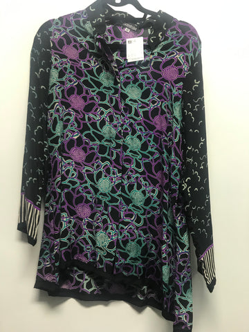 Long Shirt Lights at Night Cornflower