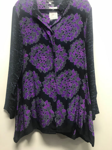 Long Shirt Lights at Night Chrysanthemum