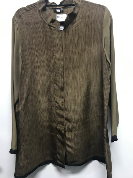 Long Shirt Raw Umber Bark