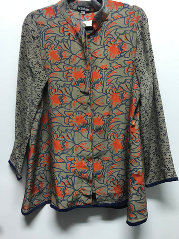 Long Shirt Rhapsody in Blue Orchid