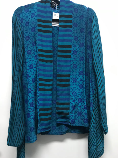 Kimono Jacket #12 Peacock