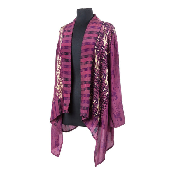 Kimono Jacket #26 Deep Berry