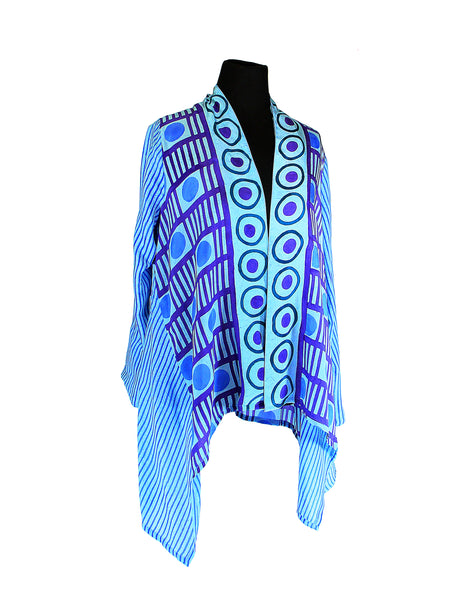 Kimono Jacket #32 Aqua