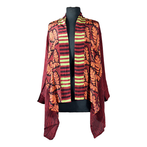 Kimono Jacket #35 Maroon