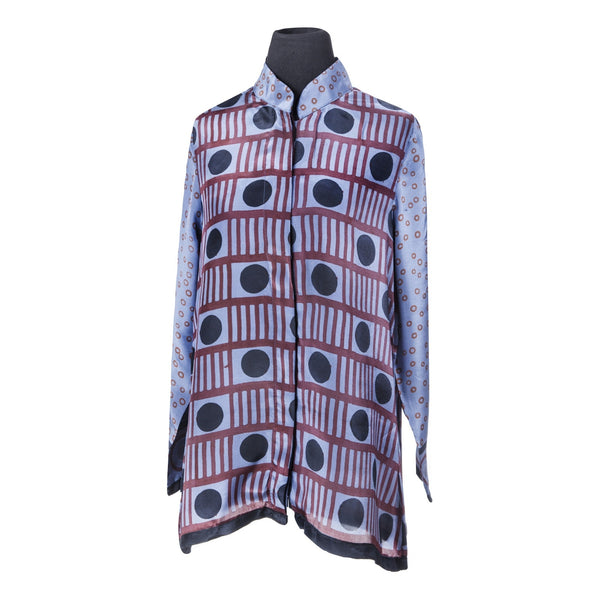 Long Shirt Graphite Checkers