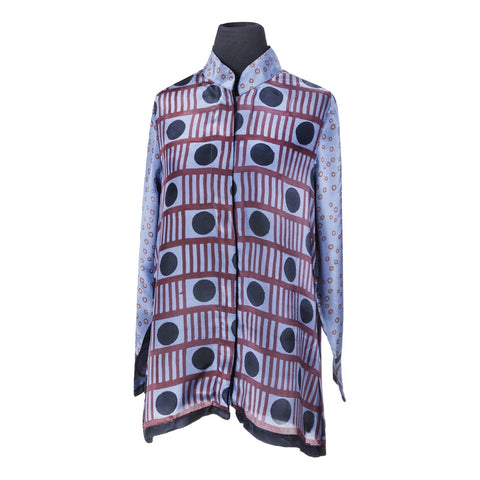 Long Shirt Graphite Checkers