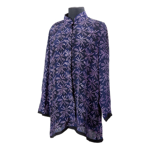 Long Shirt Prussian Blue Fireworks