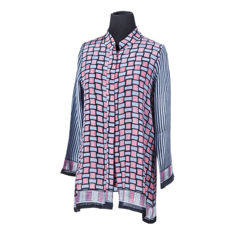 Long Shirt Steel Gray Weave