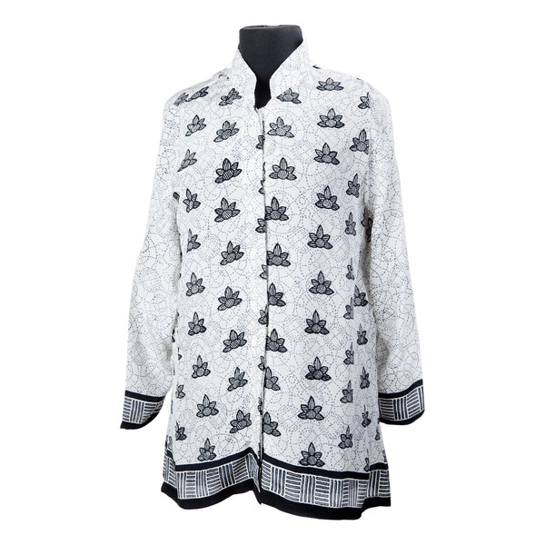 Long Shirt Zebra Floral Fantasy