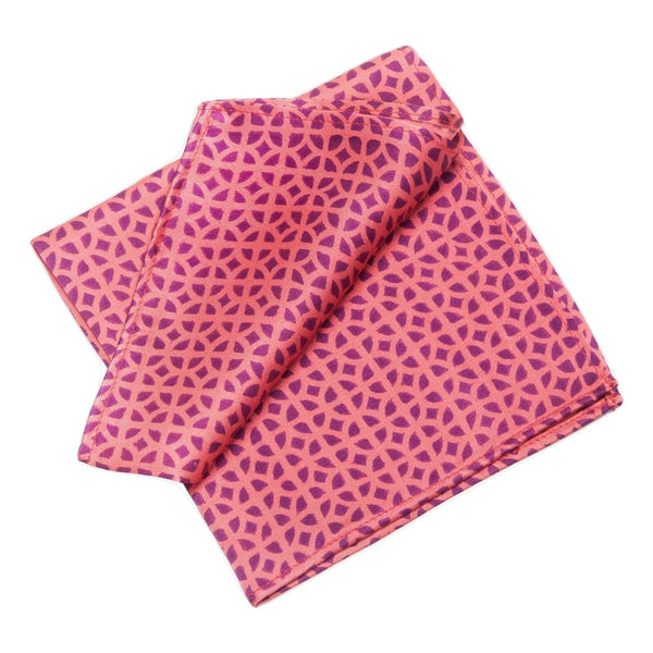 Pocket Square - Raspberry #41