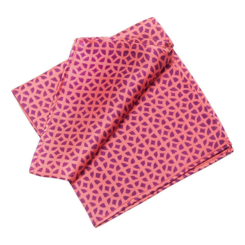 Pocket Square - Raspberry #41